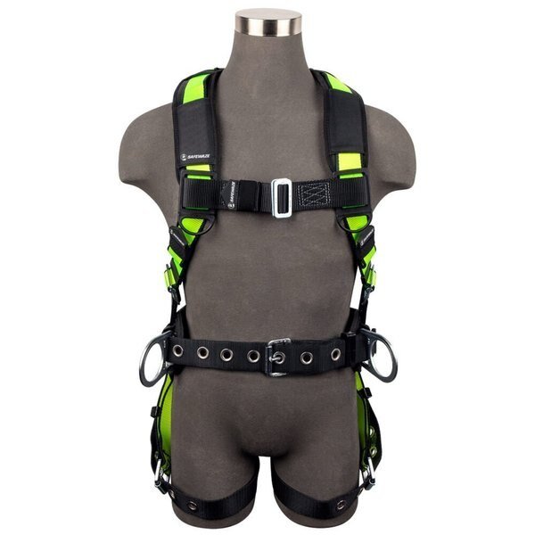 Full Body Harness, Vest Style, L, SAFEWAZE, Mfr# FS160-L